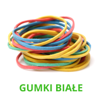 Gumki recepturki białe