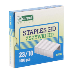 Zszywki D.RECT 23/10 do 70 kartek