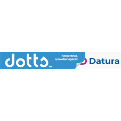 Segregator DOTTS A4 75mm - żółty-104842