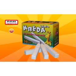 Kreda szkolna MAR-BOR B1 - biała op.50-106413