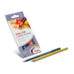Kredki PENTEL ołówkowe 12 kolorów -109670