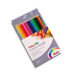 Kredki PENTEL ołówkowe 24 kolorów -109677