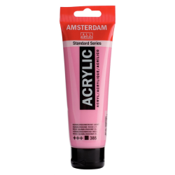 Farba akrylowa TALENS AMSTERDAM 120ml. - Quinacridone Rose Light 385