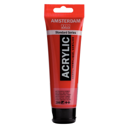 Farba akrylowa TALENS AMSTERDAM 120ml. - Naphthol Red Deep 399