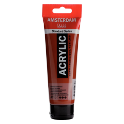 Farba akrylowa TALENS AMSTERDAM 120ml. - Burnt Sienna 411