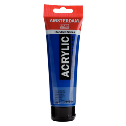 Farba akrylowa TALENS AMSTERDAM 120ml. - Phtalo Blue 570