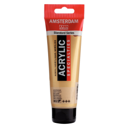 Farba akrylowa TALENS AMSTERDAM 120ml. - Light Gold 802