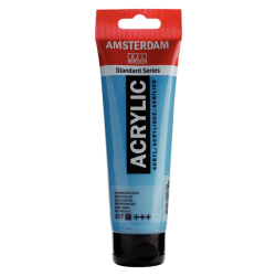 Farba akrylowa TALENS AMSTERDAM 120ml. - Kings Blue 517