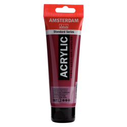 Farba akrylowa TALENS AMSTERDAM 120ml. - Permanent Red Violet 567