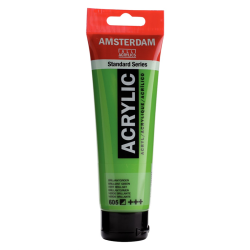 Farba akrylowa TALENS AMSTERDAM 120ml. - Brilliant Green 605