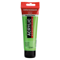 Farba akrylowa TALENS AMSTERDAM 120ml. - Reflex Green 672