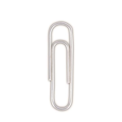 Spinacze OFFICE PRODUCTS okrągłe  28mm 100szt. srebrne-139184