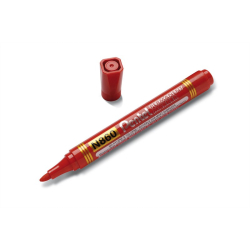 Marker PENTEL N850 (OPAKOWANIE 12) - czerwony-158053