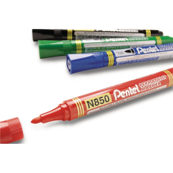 Marker PENTEL N850 (OPAKOWANIE 12) - niebieski-158058