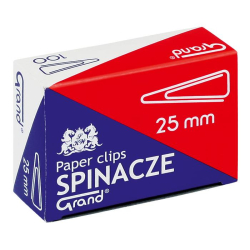 Spinacz GRAND trójkątny 25mm OPAKOWANIE 10 x op.100-169343