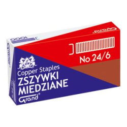 Zszywki GRAND 24/6 OPAKOWANIE 10szt. - miedziane-169346
