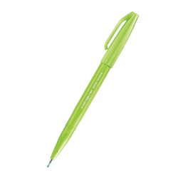 Pisak do kaligrafii PENTEL SES15 Brush Pen - seledynowy