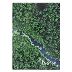 Zeszyt brulion OFFICE PRODUCTS Nature A5 96 kartek - kratka-179623