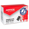 Klipy do papieru OFFICE PRODUCTS 51mm op.12 - czarne