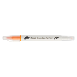Pisak do kaligrafii PENTEL SESW30C Brush Pen dwustronny - ochra-210285