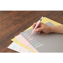 Pisak do kaligrafii PENTEL milky brush XGFH-PPX - różowy-210371