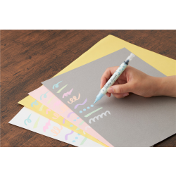 Pisak do kaligrafii PENTEL milky brush XGFH-PSX - niebieski-210385