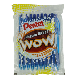 Długopis PENTEL BK417 WoW OPAK.10 - niebieski-210869