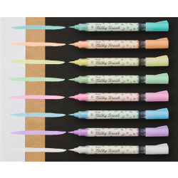 Pisak do kaligrafii PENTEL milky brush XGFH-PSX - niebieski-210923