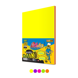 Papier xero kolor PASTELLO A4 75g. mix 5 kolorów NEON op.100