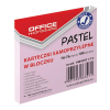 Karteczki samoprzylepne OFFICE PRODUCTS 76x76mm pastelowe różowe