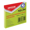 Karteczki samoprzylepne OFFICE PRODUCTS 76x76mm neon zielone