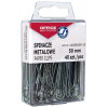 Spinacz OFFICE PRODUCTS 50mm srebrne op.40