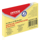 Karteczki samoprzylepne OFFICE PRODUCTS 51x76mm - żółte