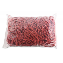 Gumki recepturki OFFICE PRODUCTS LFL 200 śr. 130mm 1,5x3mm 1kg. - czerwone