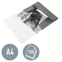 Teczka z gumką A4 LEITZ WOW 3982 - niebieska-233263