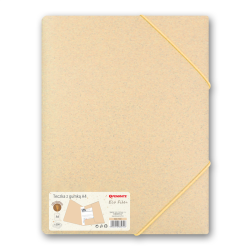 Teczka z gumką A4 PENMATE ECO File - żółta