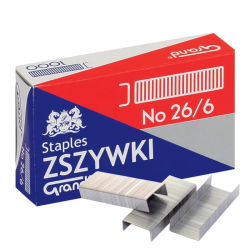 Zszywki GRAND 26/6 OPAKOWANIE 10szt.