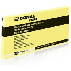 Karteczki samoprzylepne DONAU EKO 76x127mm