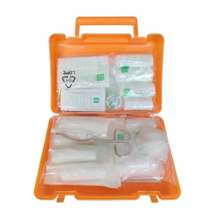 Apteczka pierwszej pomocy DONAU SAFETY samochodowa plastikowa BD DIN - pomarańczowa-234614