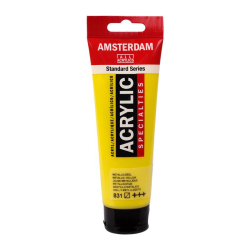 Farba akrylowa TALENS AMSTERDAM 120ml. - metallic yellow 831