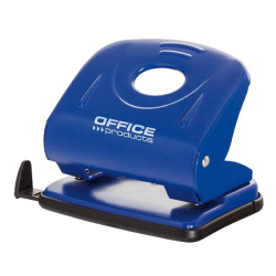 Dziurkacz OFFICE PRODUCTS do 30 kartek - niebieski