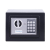 Sejf DONAU TECH manualno-cyfrowy 230x170x170mm - czarny