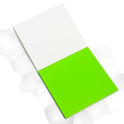 Karteczki magnetyczne elektrostatyczne KUNKE 7x9,8cm op.100 - zielone-235121