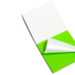 Karteczki magnetyczne elektrostatyczne KUNKE 7x9,8cm op.100 - zielone-235122