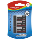 Gumka do ścierania KEYROAD Black 3szt. blister czarna