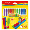 Flamastry KEYROAD Capfix Markers 12szt. trójkątne zmywalne łączone zawieszka mix kolorów Flamastry KEYROAD Capfix Markers 12szt. trójkątne zmywalne łączone zawieszka mix kolorów