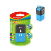Temperówka KEYROAD TRI 3w1 plastikowa potrójna blister mix kolorów