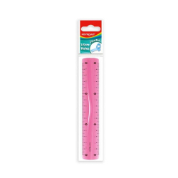 Linijka elastyczna KEYROAD 15cm zawieszka mix kolorów-236052