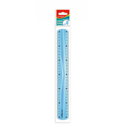 Linijka elastyczna KEYROAD 30cm zawieszka mix kolorów