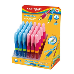 Pióro wieczne KEYROAD Easy Writer M pakowany na displayu mix kolorów